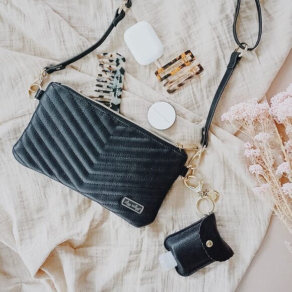 Faux Leather Women's Crossbody Pouch Wallet with 6 Card Slots and Zippered Pocke - Picture 7 of 8